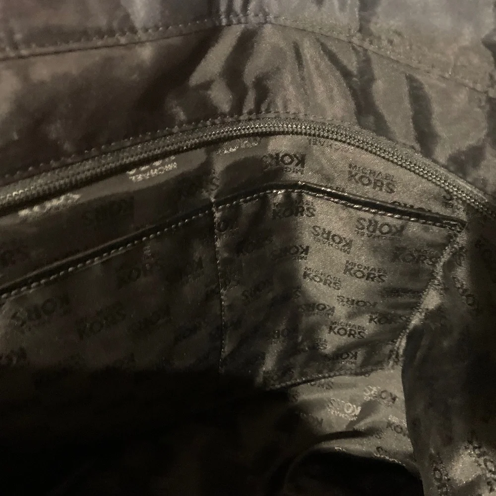 Michael Kors Black Nylon Tote Bag